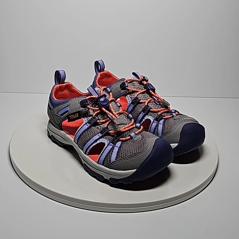 NWOT Teva Manatee Sandal Shoes Closed Toe Water Sporty Hiking Bungee Purple 12